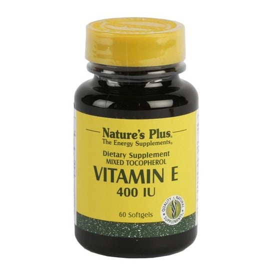 Nature's Plus Vitamin E 60 Pearls