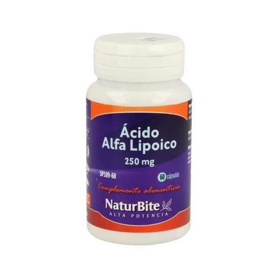 Naturbite Acido Allfa Lipoico 250mg 60caps