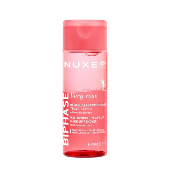 Nuxe Very Rose Desmaquillante Waterproof Ojos y Labios 100ml