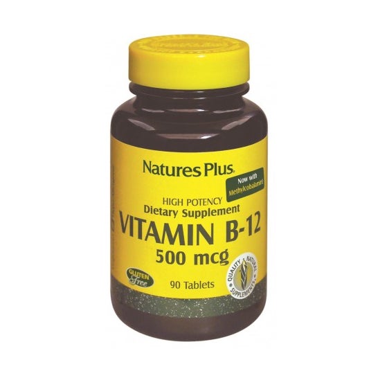 NaturesPlus Vitamina B12 500mcg 90ccomp