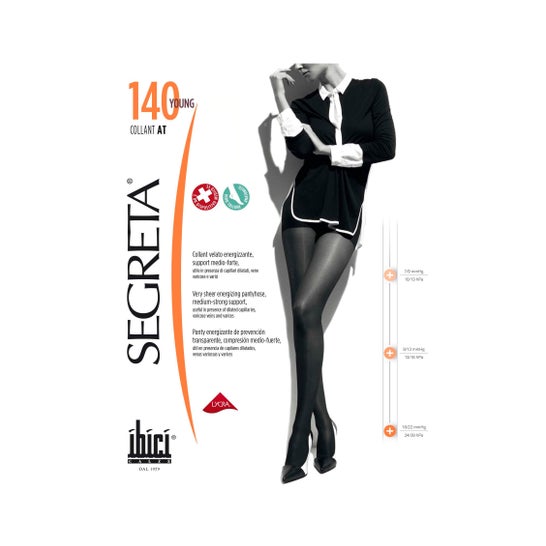 Ibici Segreta Young Collant 140 Preto Tamanho 3 1 Unidade