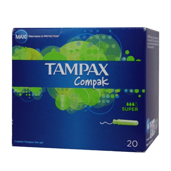 Tampon Tampax Compak Super 20 Unid