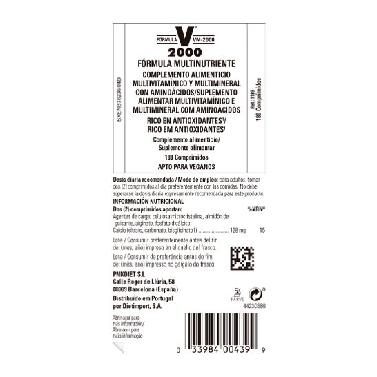 Solgar Fórmula VM-2000 180comp