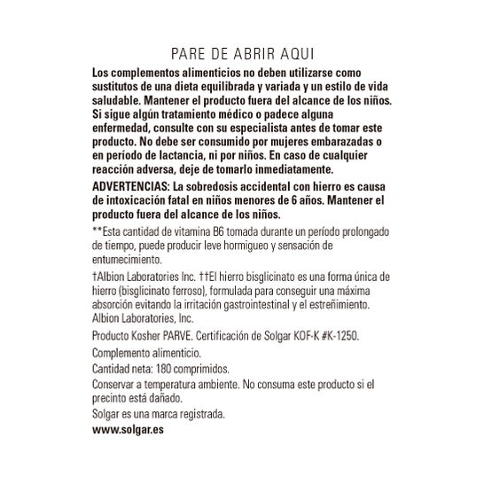 Solgar Fórmula VM-2000 180comp
