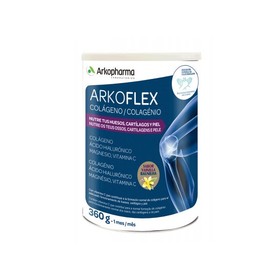Arkoflex Kollagen + Hyaluronsäre + Magnesium + Vitamin C Vanillegeschmack 360 g