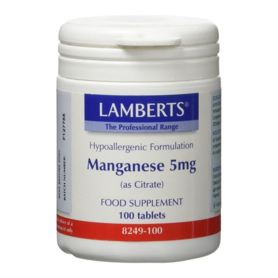 Lamberts Manganeso 5mg 100 Comprimidos