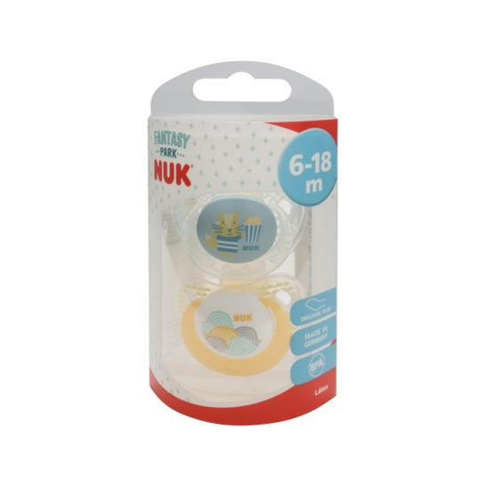 Nuk Pacifier Fantasy Latex T-2 2uds