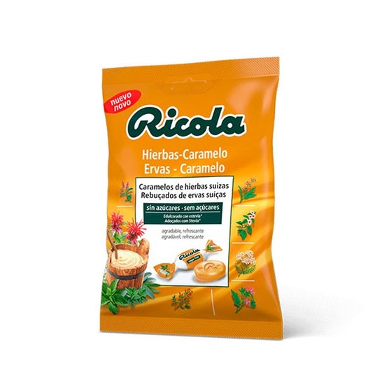 Ricola Candies Without Sugar Herbs Caramel 70 G