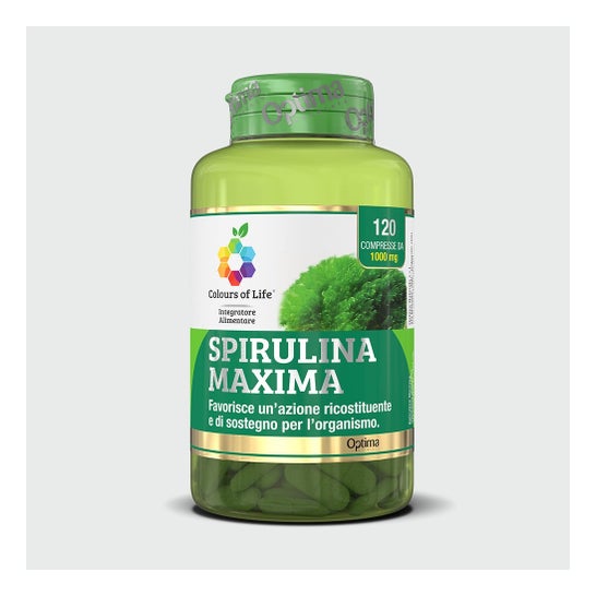 Colours of Life Spirulina Maxima 120comp