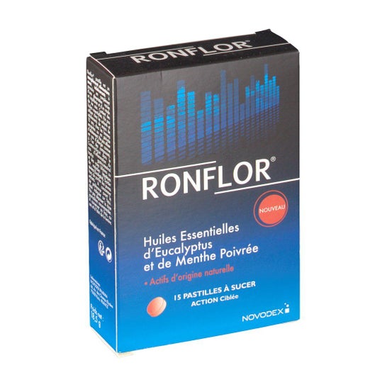 Novodex Ronflor Pastillas antirronquidos 15 tabletas