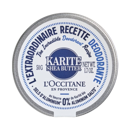 L'Occitane L'Extraordinaire Recette Déodorante Karité Shea Butter 50g