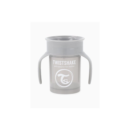 Twistshake 360 Cup 6+ Pastel Plava Gris 1ud