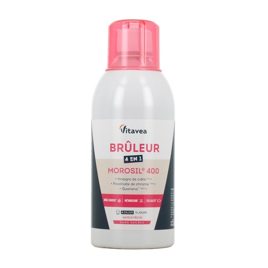 Vitavea Quemador 4 En 1 Morosil 400 Melocotón 500 ml