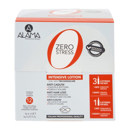 Alama Professional Zero Stress Intensive Lotion Anticaída 12x6ml