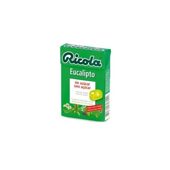 Ricola eucaliptus caramelos sin azúcar 50g