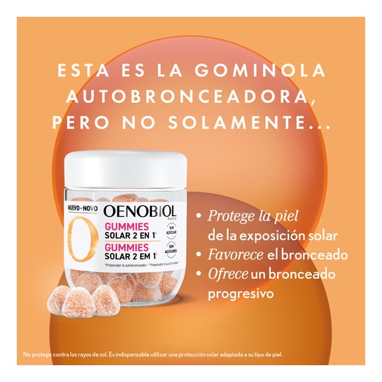 Oenobiol Gummies Solaire 2en1 60 Gummies
