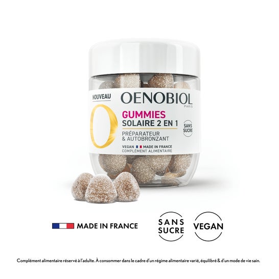 Oenobiol Gummies Solaire 2en1 60gummies