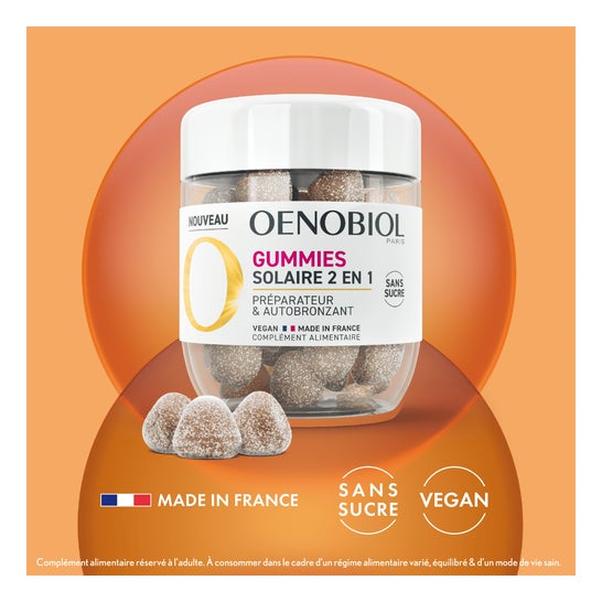 Oenobiol Gummies Solaire 2en1 60gummies