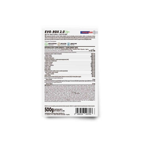 HSN Evordx 2.0 Bebida Energética 500 g