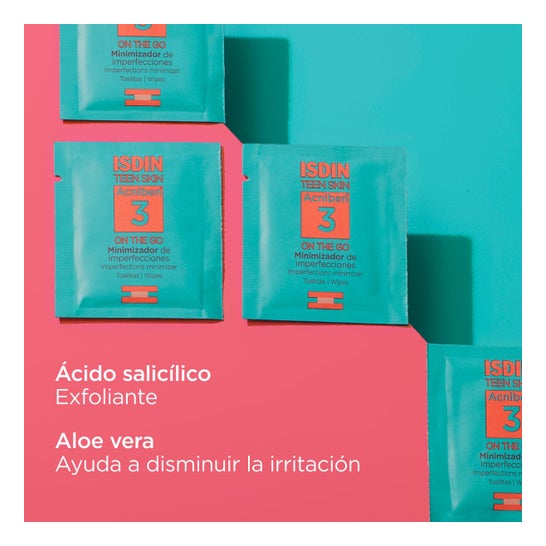 ISDIN Teen Skin Acniben 3 On the Go Minimizador de Imperfecciones 30uds