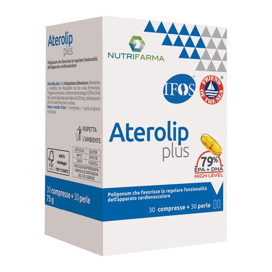 Nutrifarma Aterolip Plus 79% 30comp + 30 Perlas