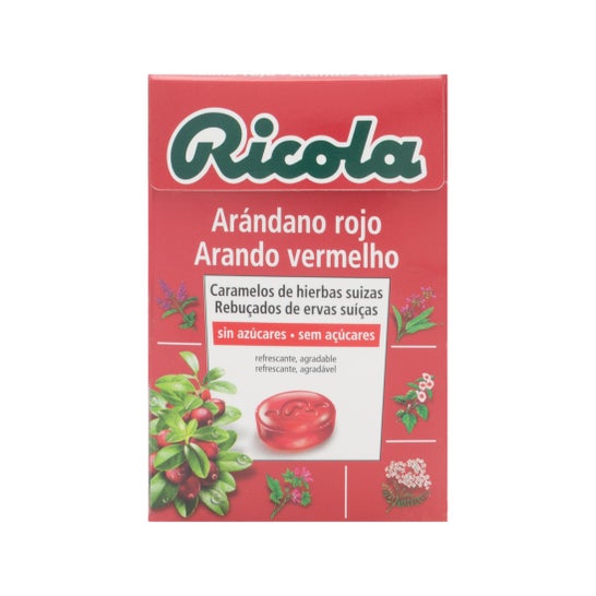 Ricola arándano caramelos sin azúcar 50g