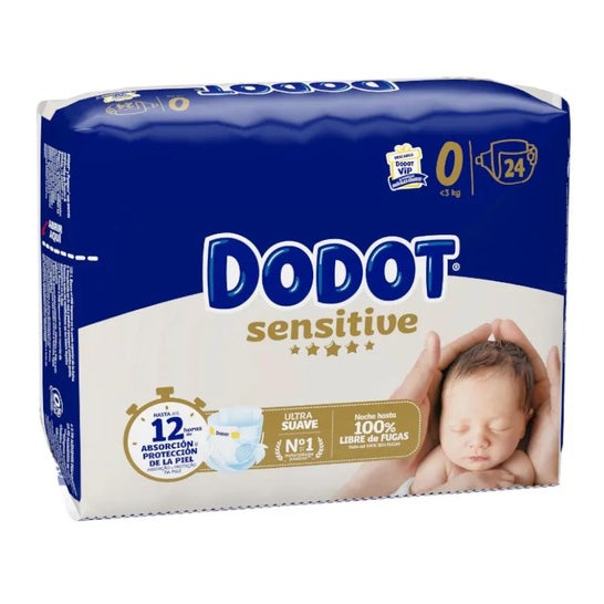 Dodot Sensitive T-0 DE 1.5-2.5 Kg 24uds Dodot Sensitive T-0 DE 1.5-2.5 Kg 24uds