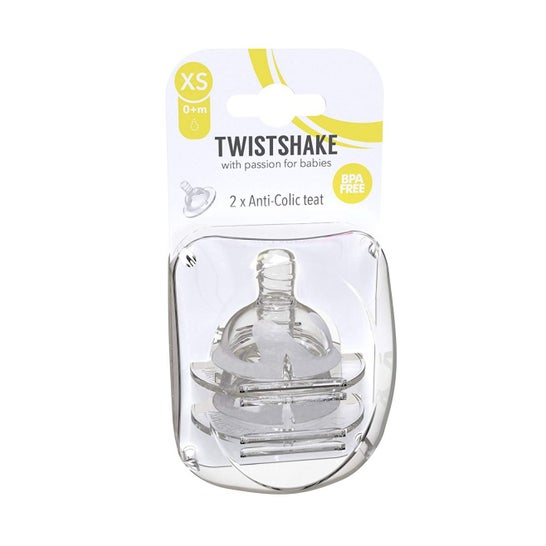 Twistshake Tetina Anti-Cólicos TXS 2uds