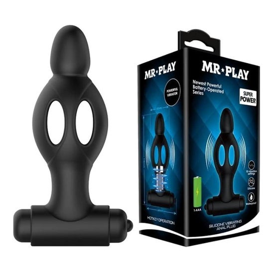 Mr. Play Plug Anal Silicona Vibración 1ud