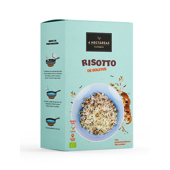 4 Hectáreas Risotto de Boletus Bio 250g