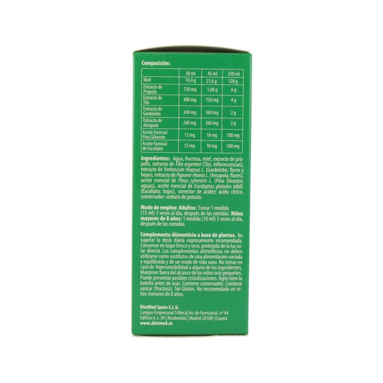 Dietmed Propotuss Té Jarabe Eucalipto 250 ml