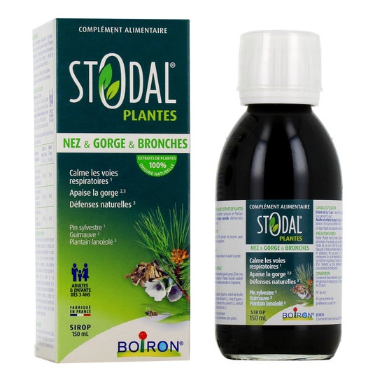 Boiron Stodal Plantas Nariz Garganta & bronquios Jarabe 150 ml