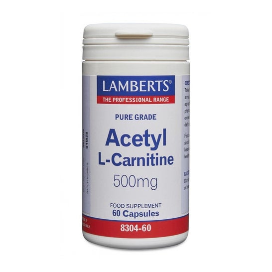 Lamberts Acetyl L-Carnitin 500mg 60 Kapseln