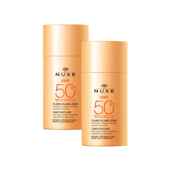 Nuxe Pack Sun Fluido Solar Ligero Facial SPF50 2x50ml