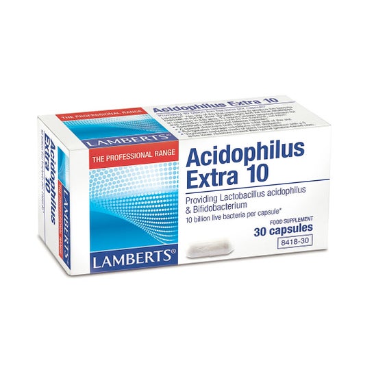 Lamberts Acidophilus Extra10 30 cápsulas