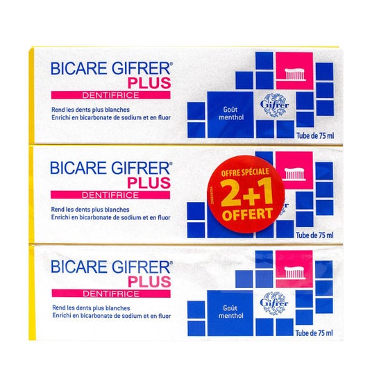 Gifre Pack Bicare+ Dentifrice 3x75ml