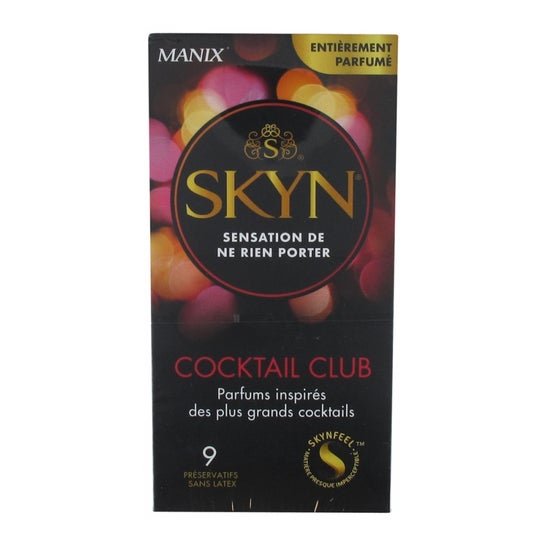 Manix Skyn Cocktail Club 9 prservatifs sans latex