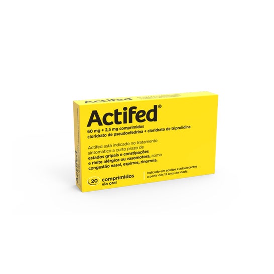 Actifed 60m + 2.5mg 20comp