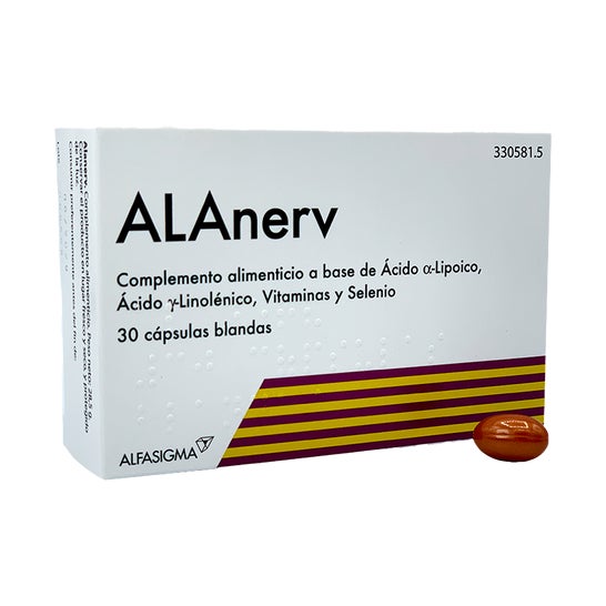 ALAnerv 30 cápsulas blandas