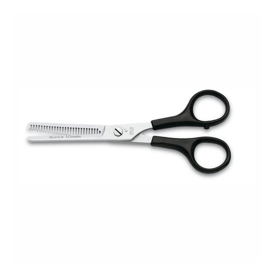 3 Claveles Forbici da Parrucchiere Relax Nero 6 