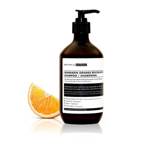 Organic & Botanic Mandarijn sinaasappel revitaliserende shampoo 500ml