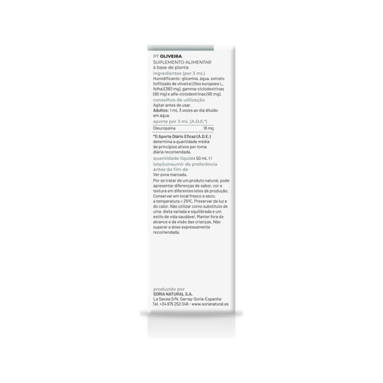 Soria Natural Olivo Extracto 50 ml
