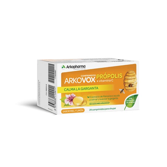 Arkopharma Arkovox Própolis + Vitamina C Sabor Miel Y Limón 24comp