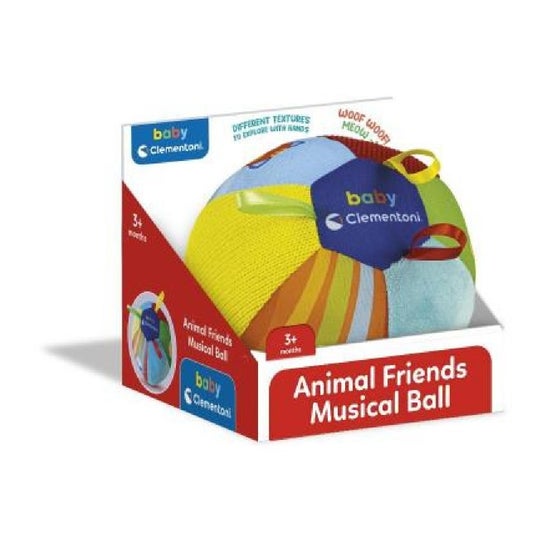 Clementoni Baby Animal Friends Musical Ball 1ud