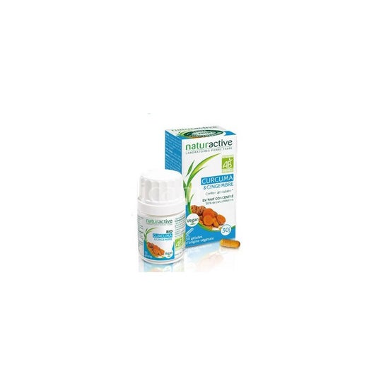 Naturactive Cúrcuma Jengibre Bio 30caps