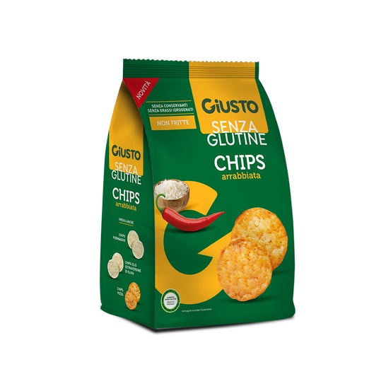 Giusto Senza Glutine Chips Arrabbiata Bio 40g