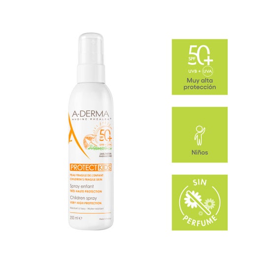 A-Derma Protect Kids Spray Solar Infantil Spf50+ 200 ml