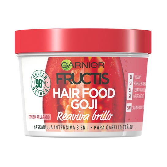 Garnier Fructis Hair Food Goji Brillo Mascarilla Reaviva 390ml