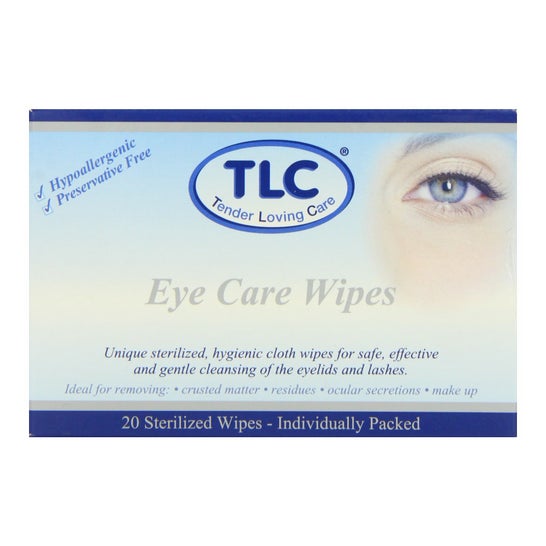 Tlc Adult Eye Wipes 20u