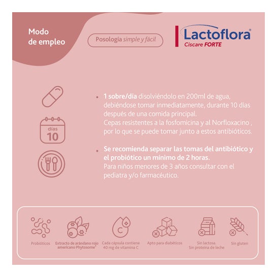 Lactoflora Ciscare Forte 10 sobres